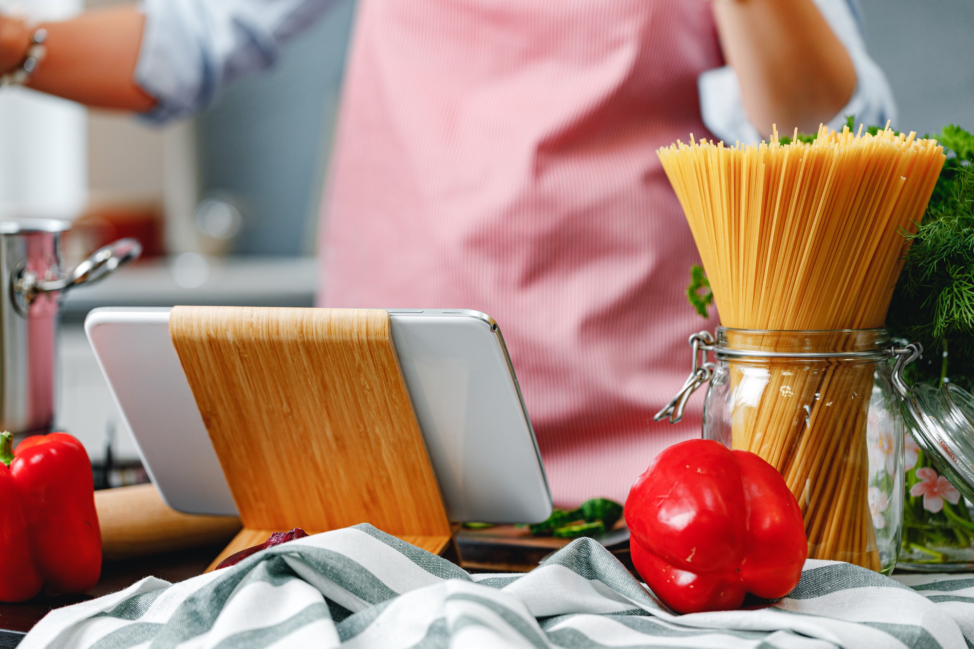 Dettaglio ingredienti e attrezzi per le lezioni